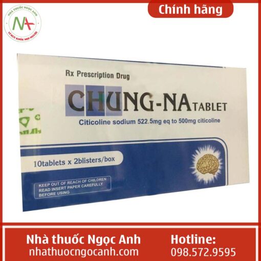 Hộp thuốc Chung-Na Tablet