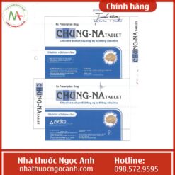 Nhãn thuốc Chung-Na Tablet