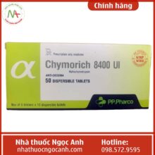 Hộp thuốc Chymorich 8400 UI
