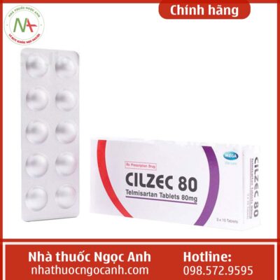 Hộp thuốc Cilzec 80