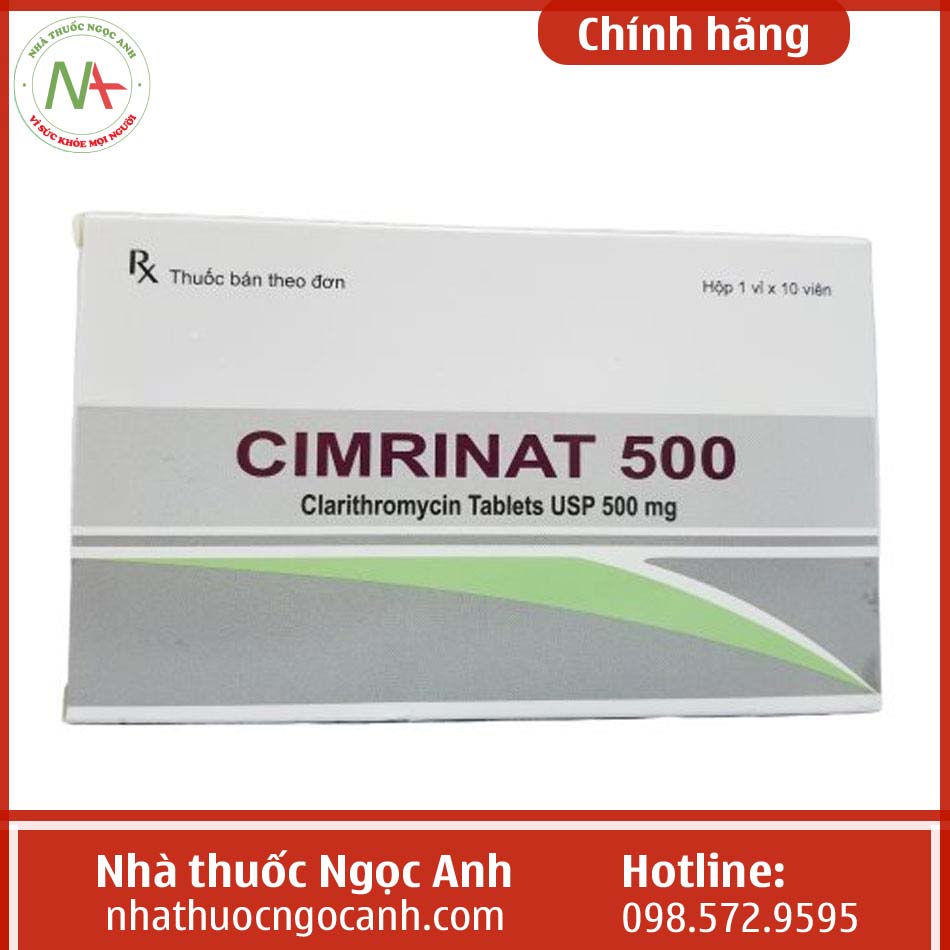 Hộp thuốc Cimrinat 500