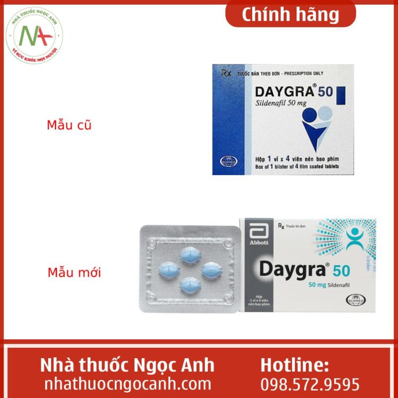 Daygra Thuốc Daygra 50 dùng kéo dài bao lâu, mua ở đâu, giá bao nhiêu?