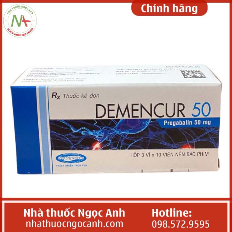 Hộp thuốc Demencur 50