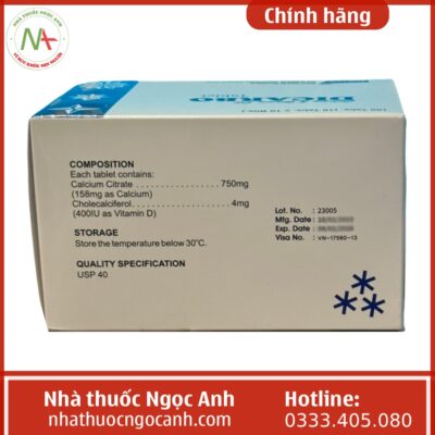 Hộp thuốc Dicarbo Tablet