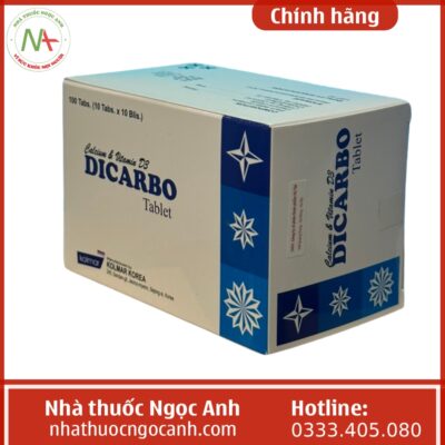 Hộp thuốc Dicarbo Tablet