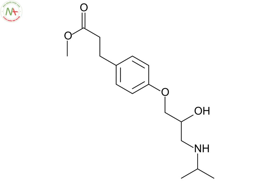 Cấu trúc phân tử Esmolol 