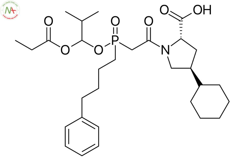 Cấu trúc phân tử Fosinopril