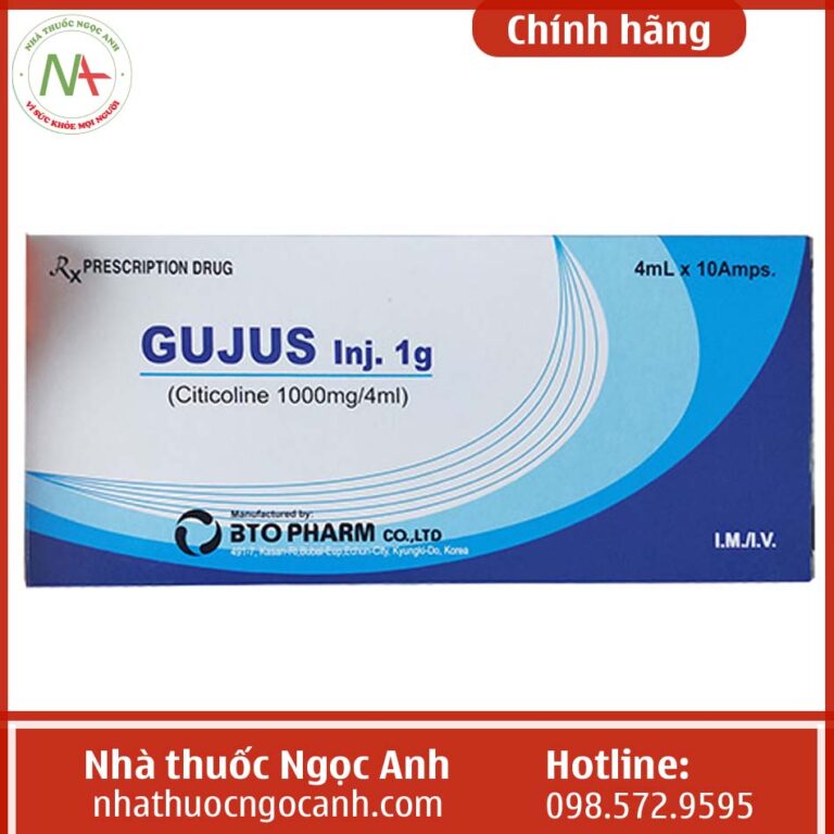 Hộp thuốc Gujus Inj 1g