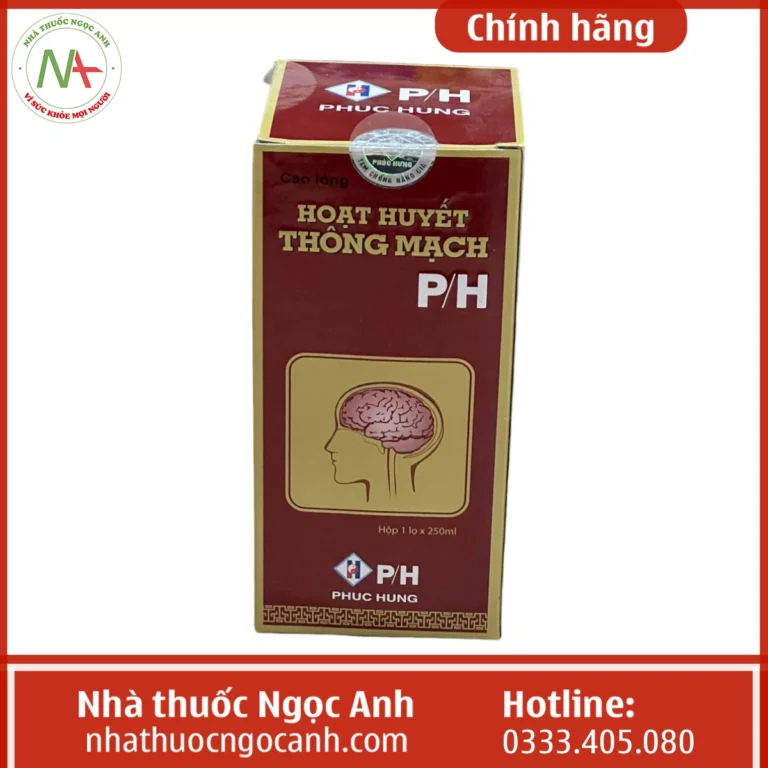 Hộp Hoạt huyết thông mạch P/H (Cao lỏng)