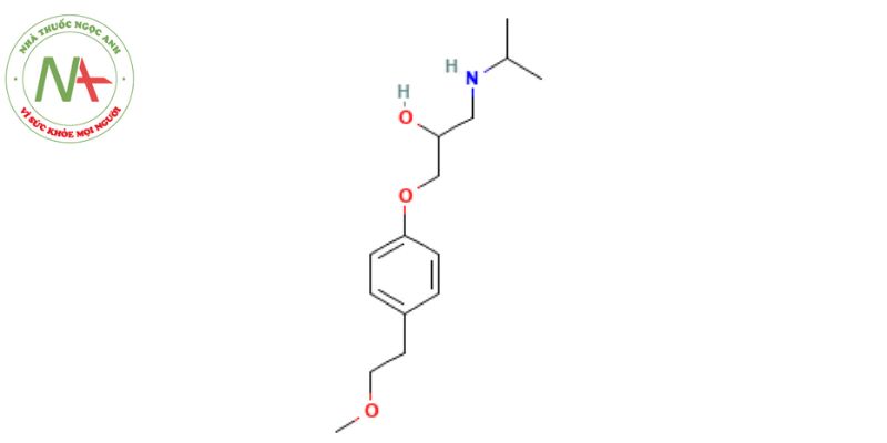 Cấu trúc phân tử Metoprolol