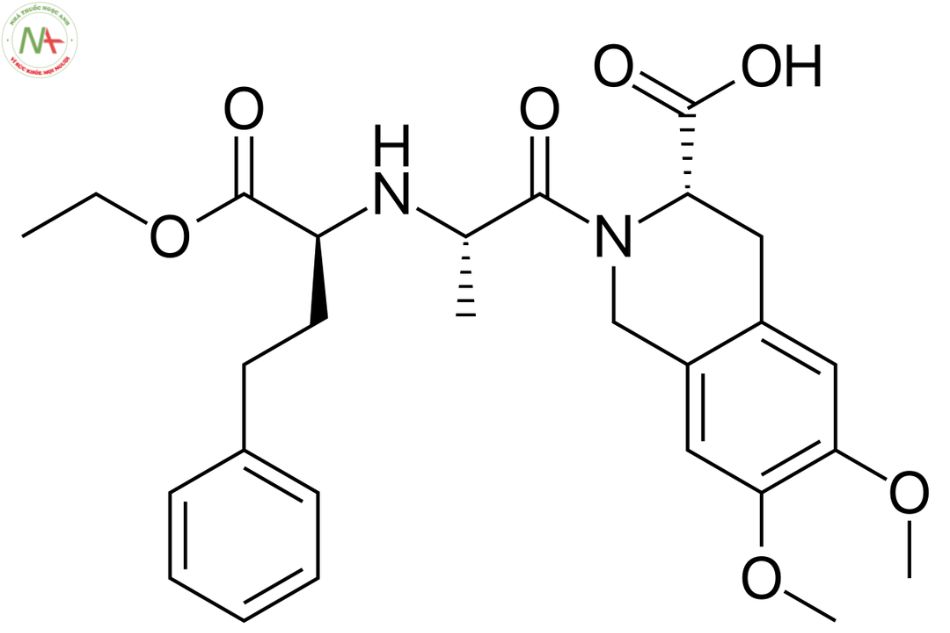 Cấu trúc phân tử Moexipril