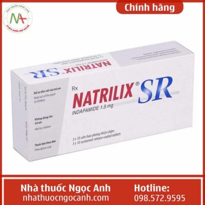 Hộp thuốc Natrilix SR 1.5mg
