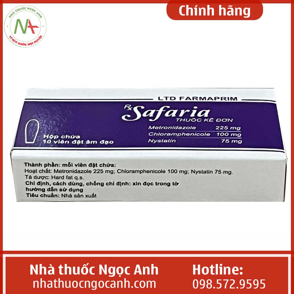 Hộp thuốc Safaria