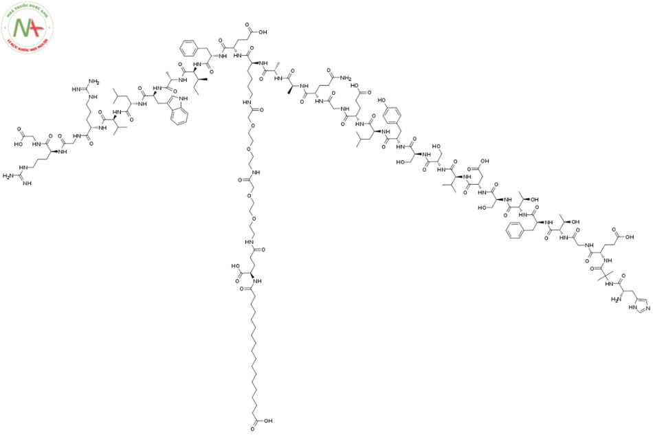 Cấu trúc phân tử Semaglutide
