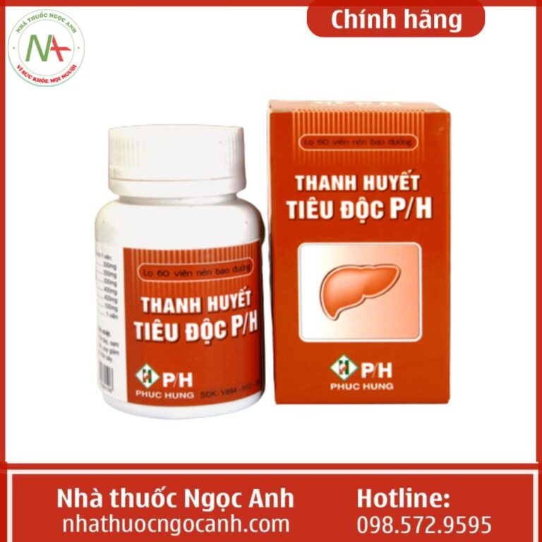 Thanh huyết tiêu độc P/H (Lọ 60 viên)