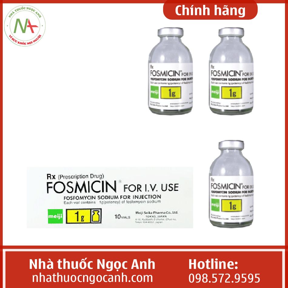 Thuốc Fosmicin for I.V.Use 1g