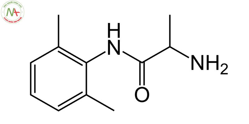 Cấu trúc phân tử Tocainide 