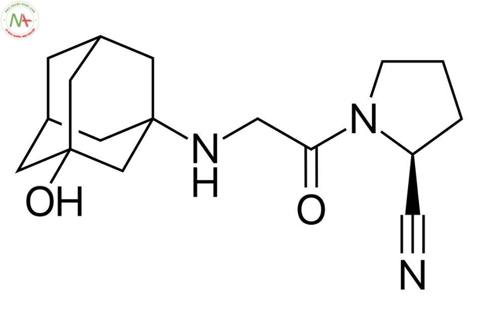 Cấu trúc phân tử Vildagliptin