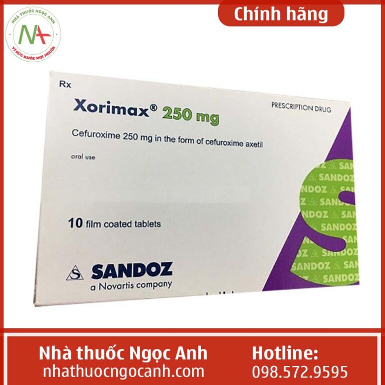 Hộp thuốc Xorimax 250mg