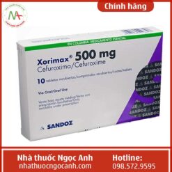 Hộp thuốc Xorimax 500mg