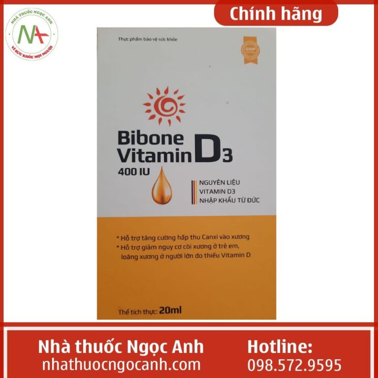 đại diện Bibone Vitamin D3 400 IU