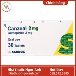 đại diện canzeal 2 mg