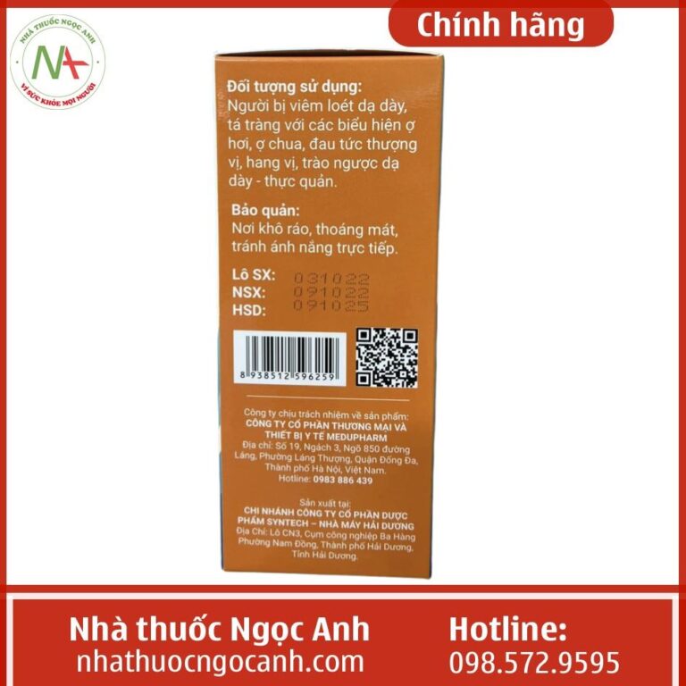 Thuốc trào ngược dạ dày Stomach Gel giá bao nhiêu, mua ở đâu?