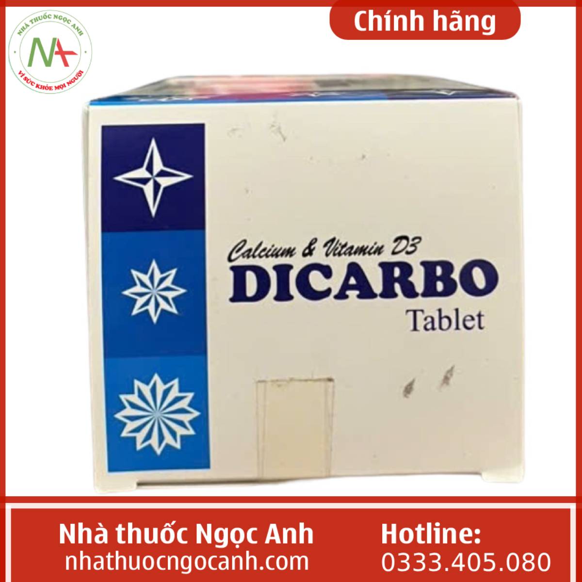 Hộp thuốc Dicarbo Tablet