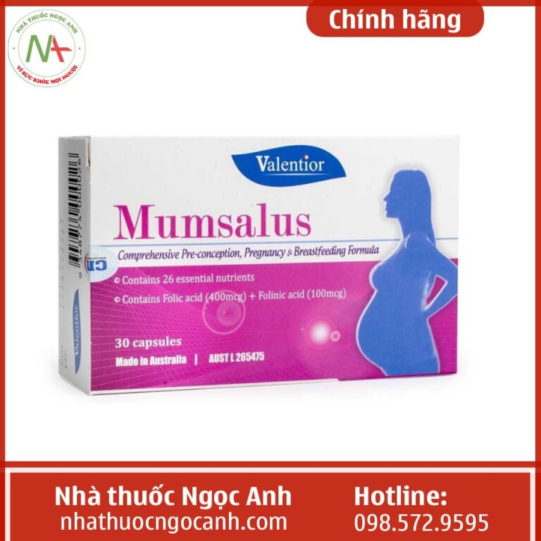 Thuốc Mumsalus bổ sung canxi, sắt, bổ máu cho phụ nữ