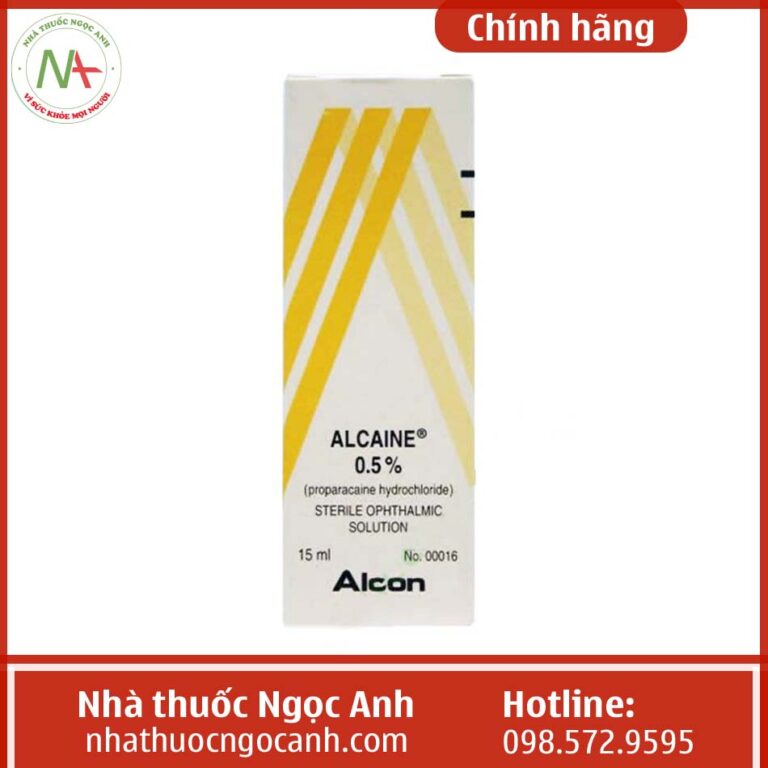 Hộp thuốc Alcaine 0,5%