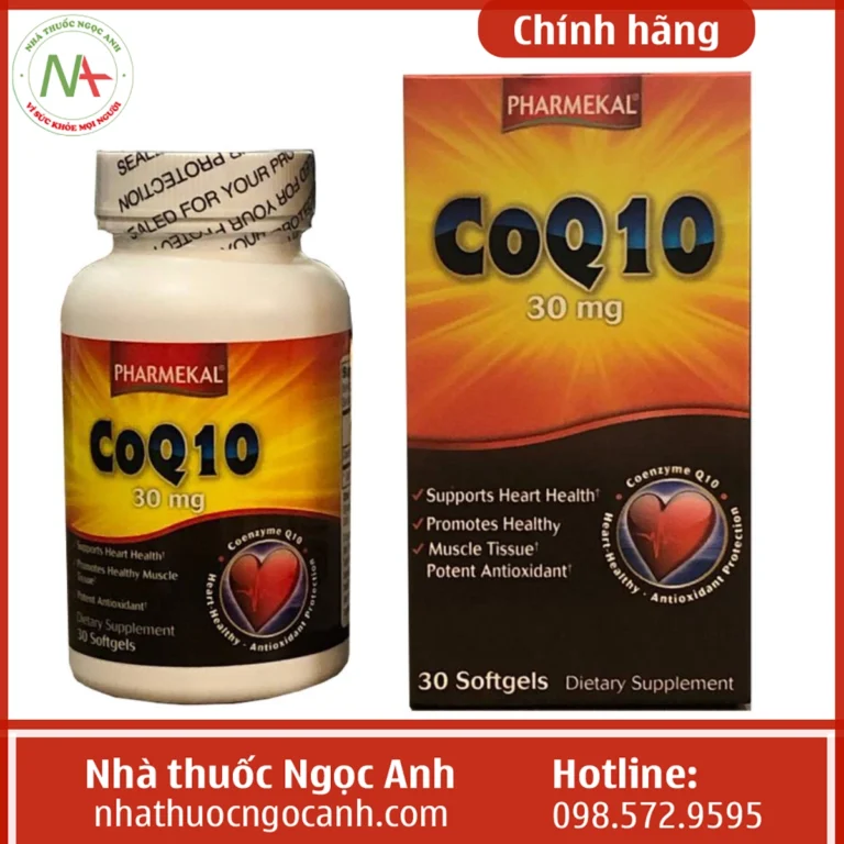 Hộp COQ10 30mg Pharmekal