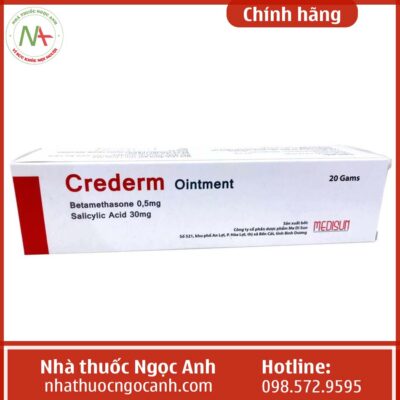 Hộp thuốc Crederm Ointment 20g