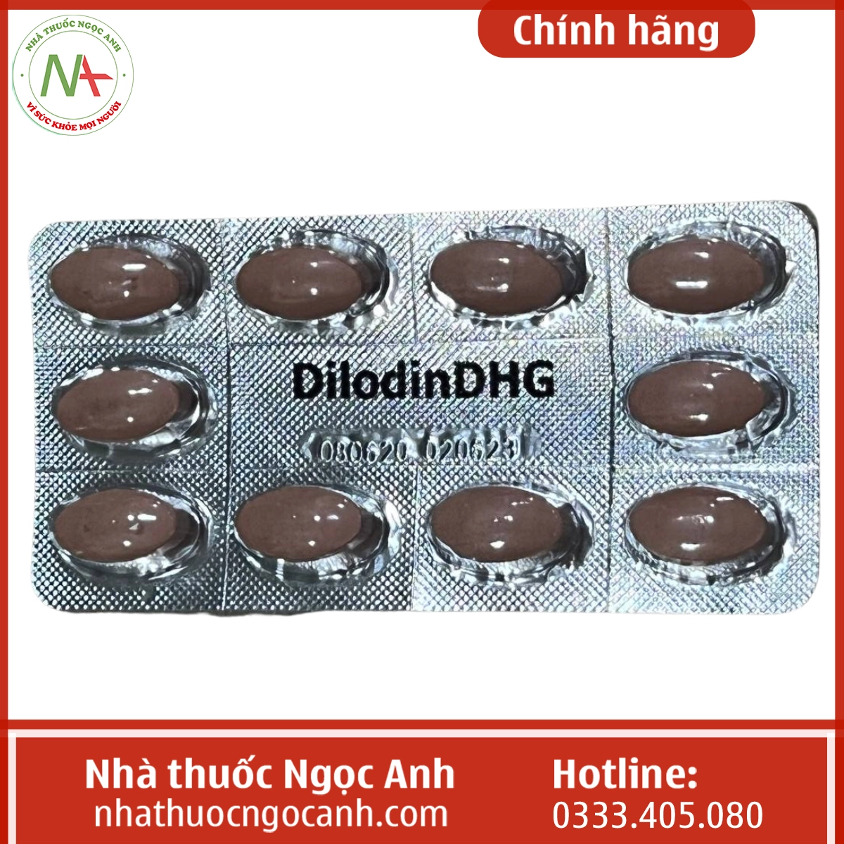 Vỉ thuốc DilodinDHG