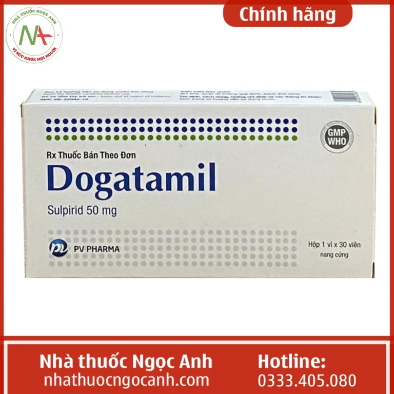 Hộp thuốc Dogatamil 50mg