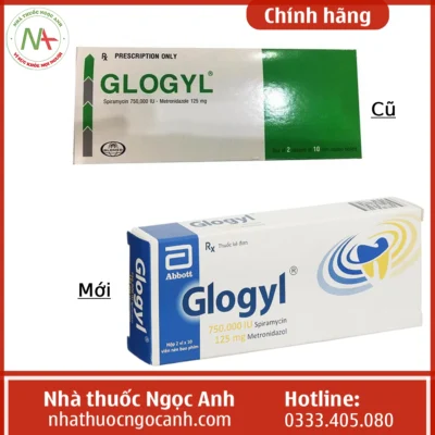 Thay đổi mẫu hộp thuốc Glogyl
