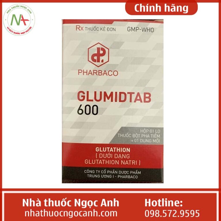 Hộp thuốc Glumidtab 600