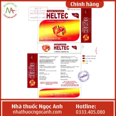 Nhãn thuốc Heltec