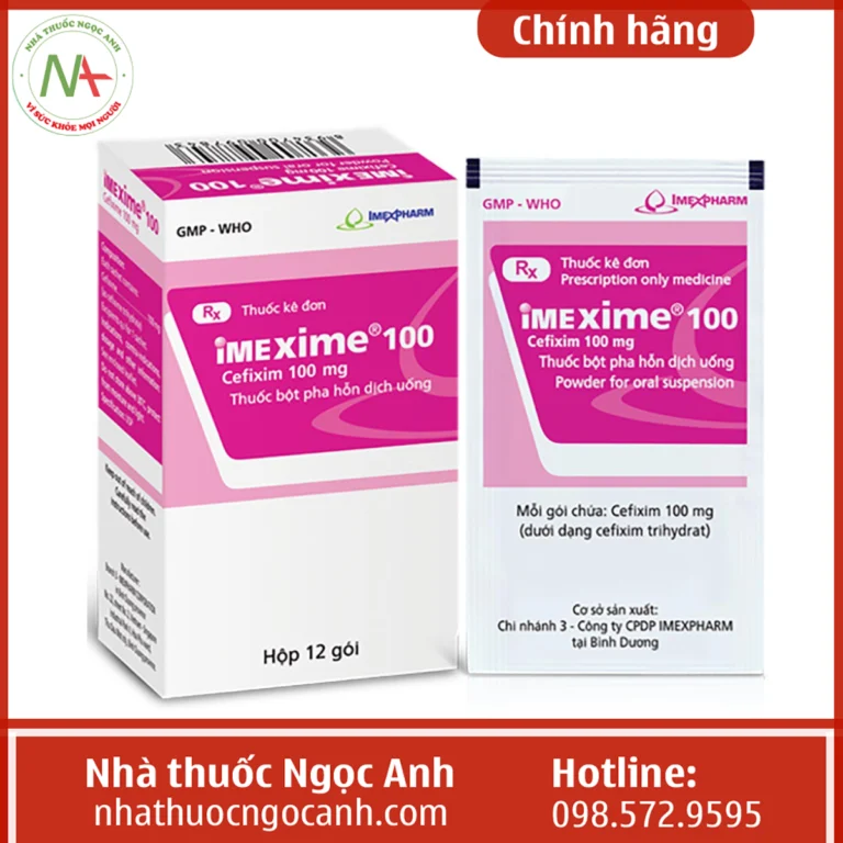 Hộp thuốc Imexime 100