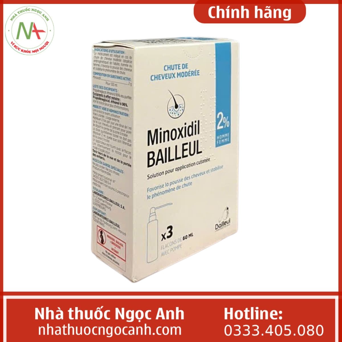 Minoxidil 2% Bailleul