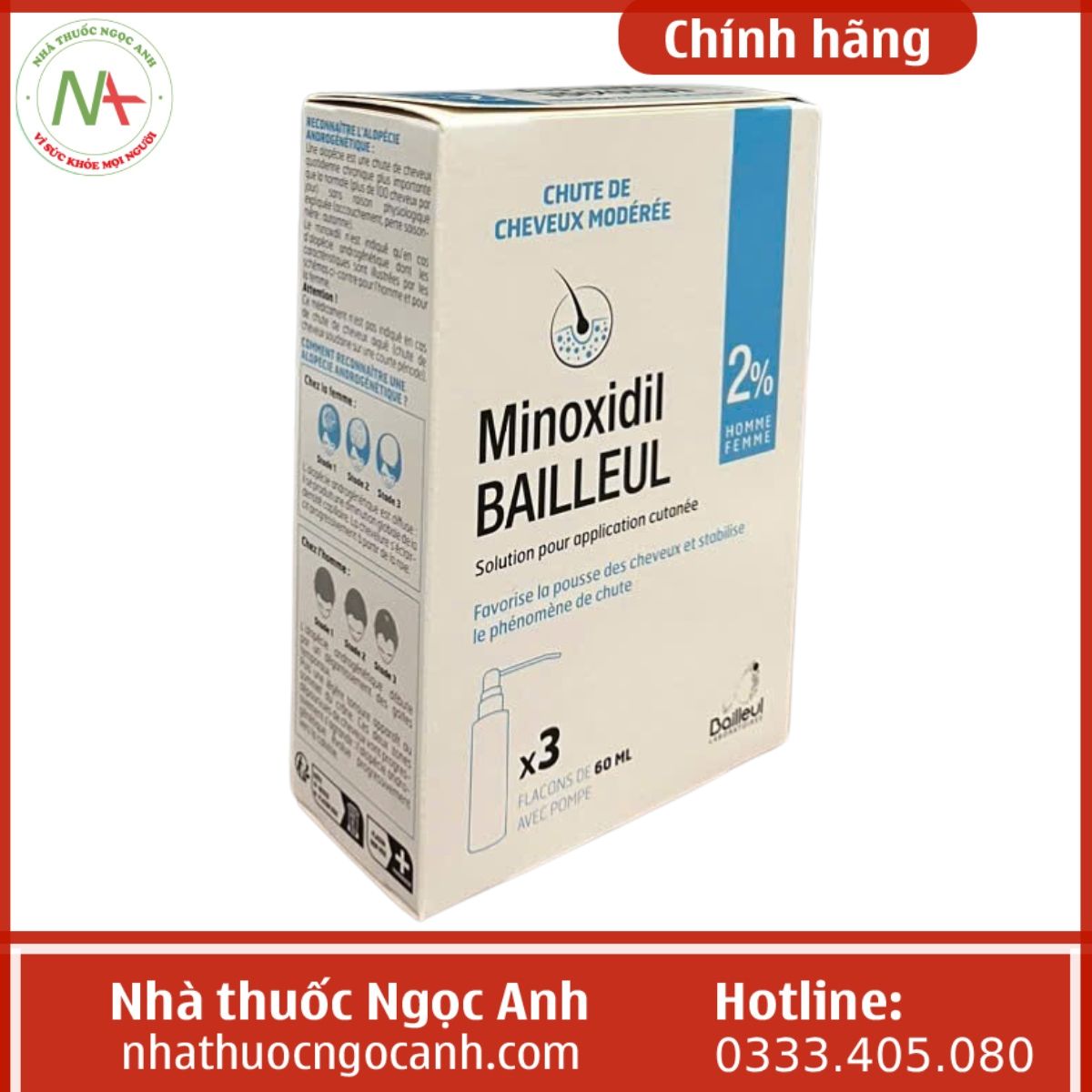 Minoxidil 2% Bailleul