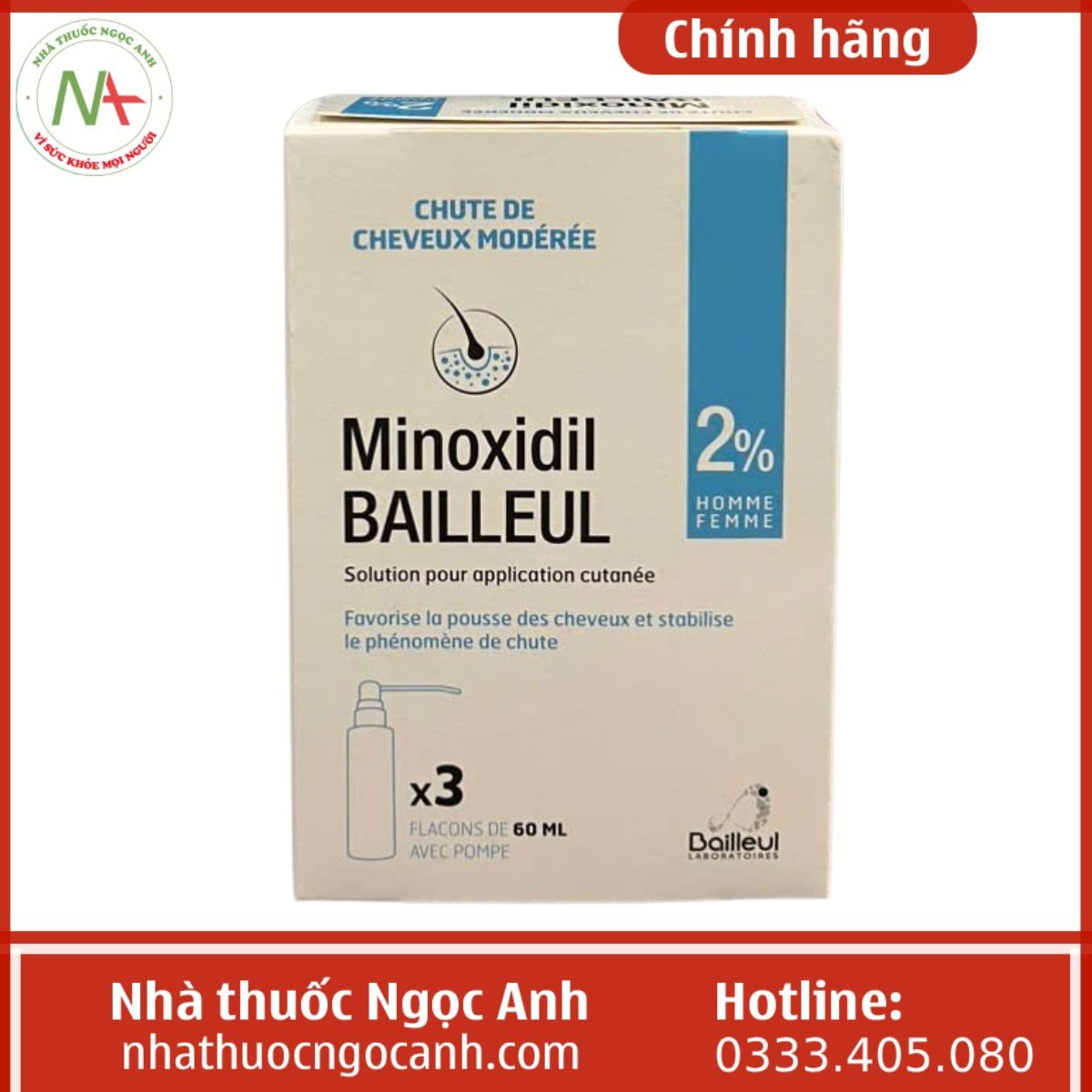 Minoxidil 2% Bailleul