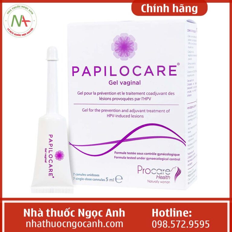 Hộp Papilocare Gel Vaginal