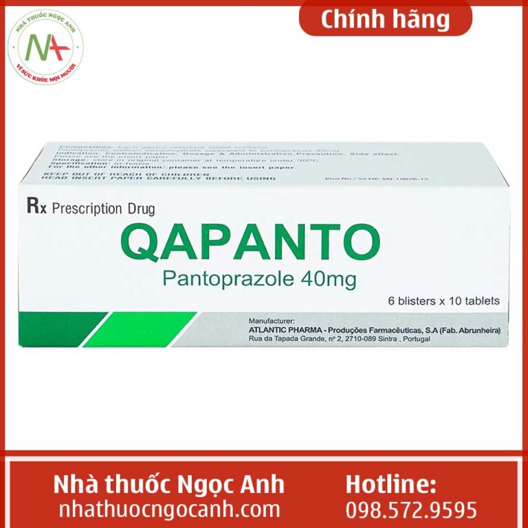 Hộp thuốc Qapanto 40mg