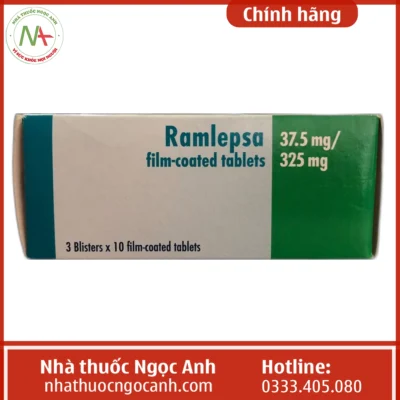 Hộp thuốc Ramlepsa 37.5mg/325mg film-coated tablets