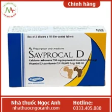 Hộp thuốc Savprocal D