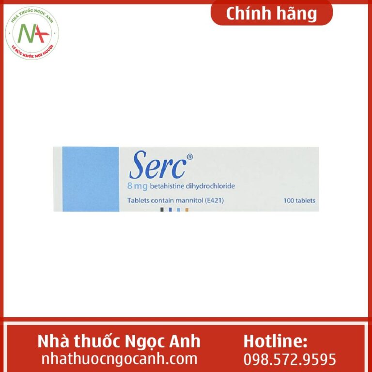 Thuốc Serc 8mg Abbott là thuốc gì, mua ở đâu, giá bao nhiêu?