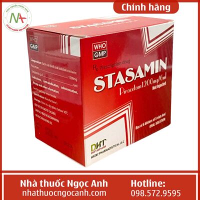 Hộp thuốc Stasamin 1200mg/6ml