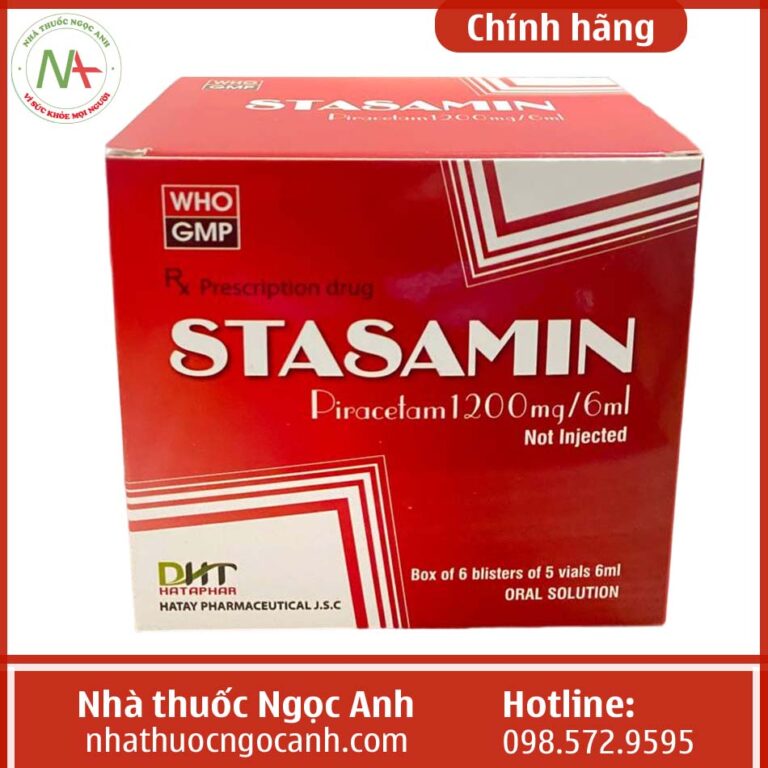 Hộp thuốc Stasamin 1200mg/6ml