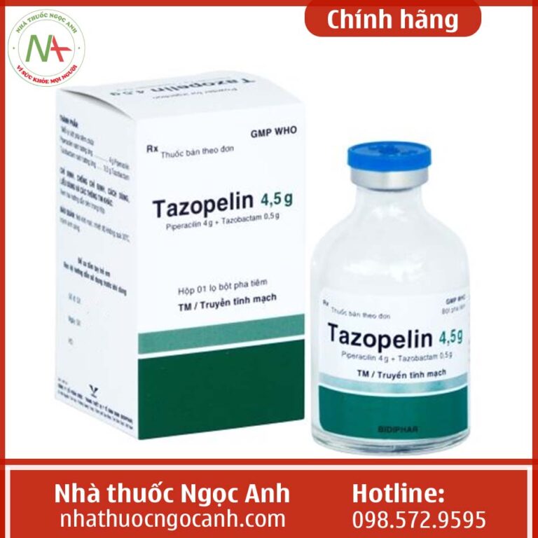 Hộp thuốc Tazopelin 4,5g