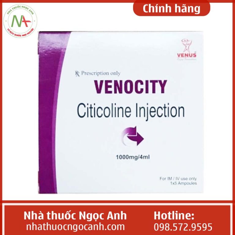 Hộp thuốc Venocity 1000mg/4ml